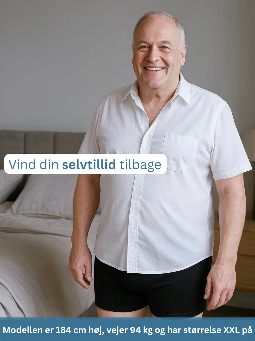 Mads’ originale lækagesikre boxershorts (3+2 GRATIS)